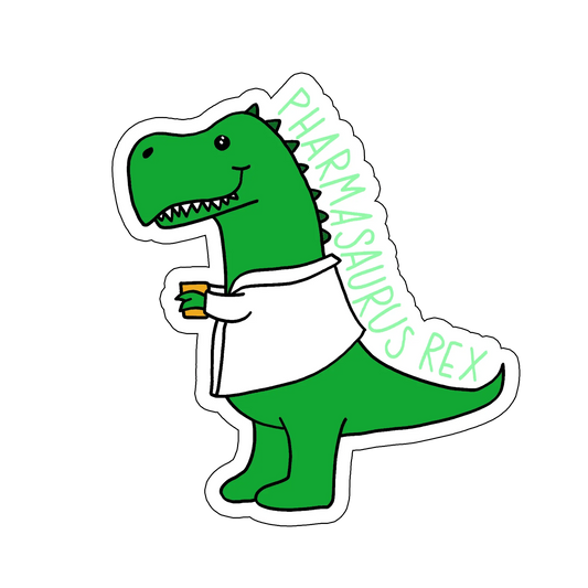 sticker Pharmasaurus rex