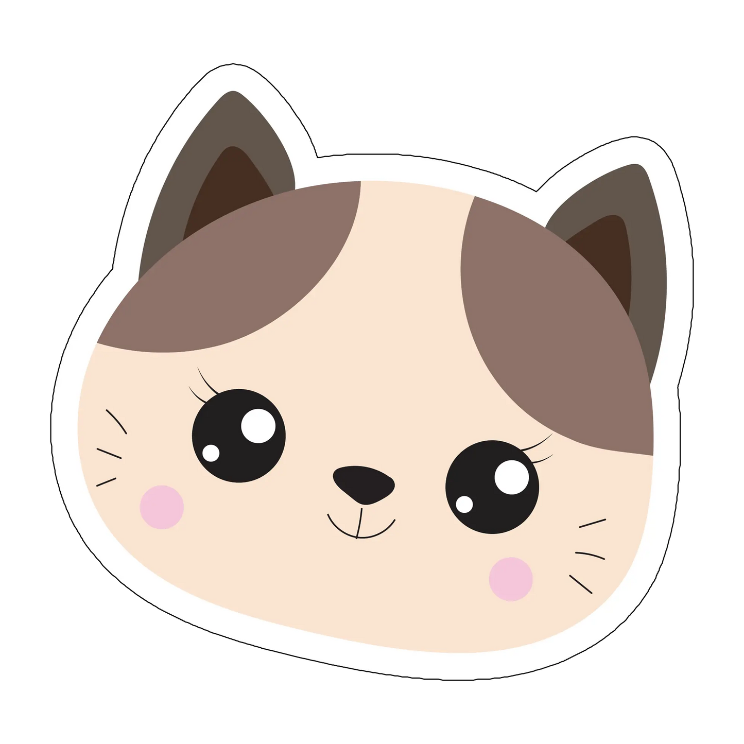 sticker Pisica-iris