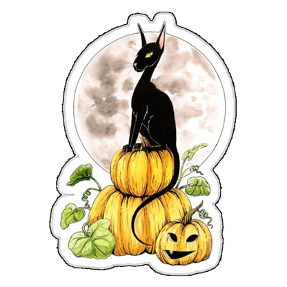 sticker Pisica neagra