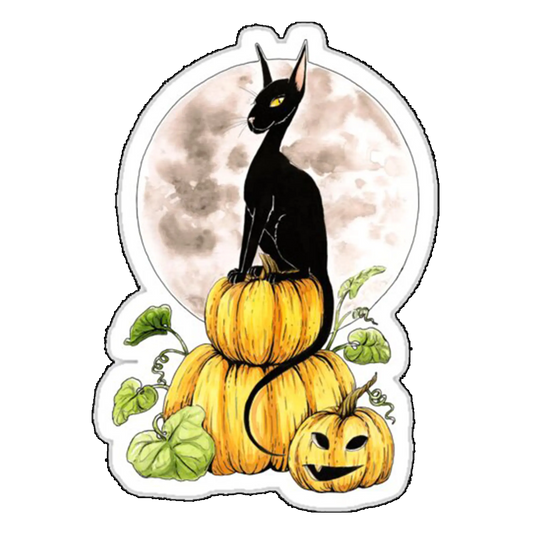 sticker Pisica neagra