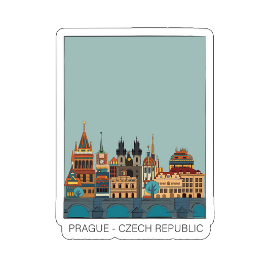 sticker Prague