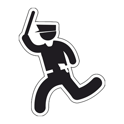 sticker RUN
