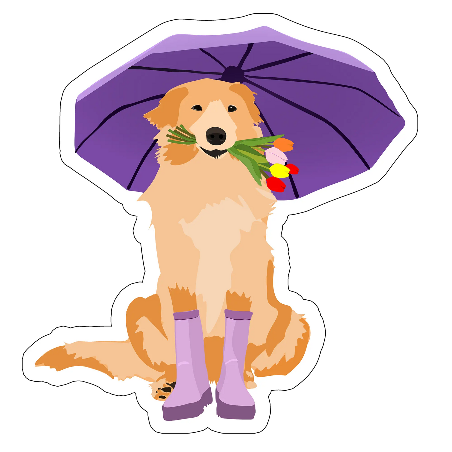 sticker Rainy Day