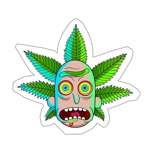 sticker Rick-n-Morty-Cannabis