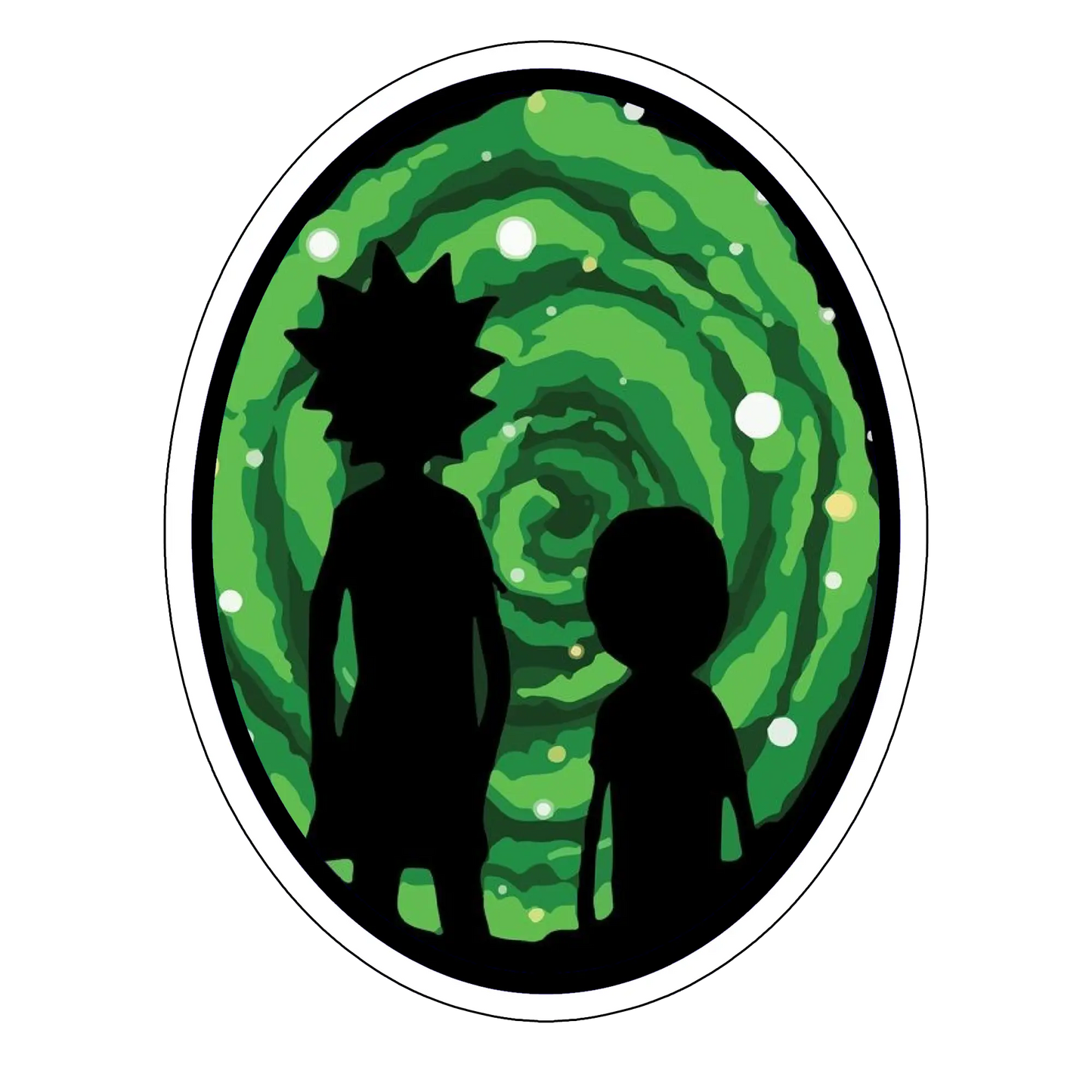 sticker Rick&Morty portal