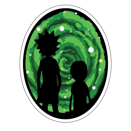 sticker Rick&Morty portal