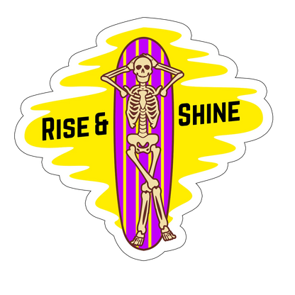 sticker Rise and Shine