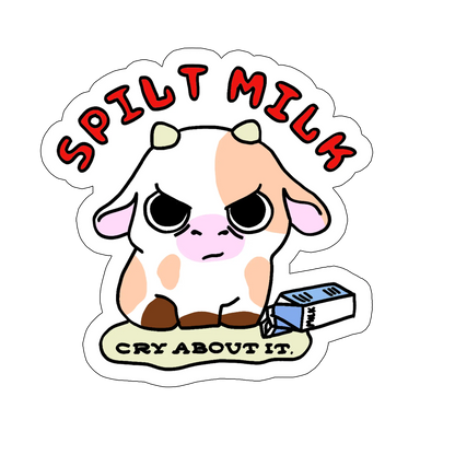 sticker Sarcastic cow