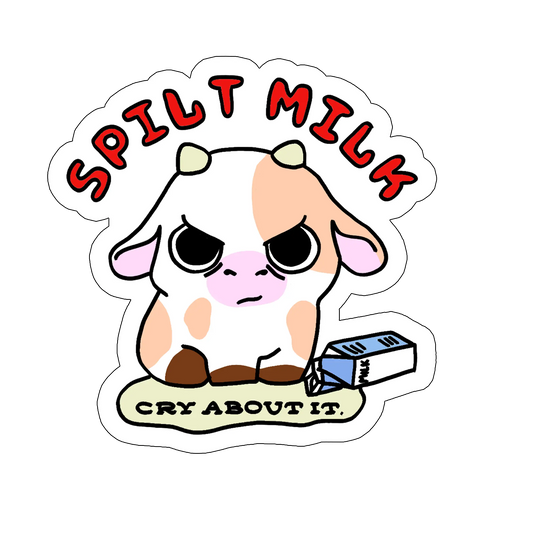 sticker Sarcastic cow