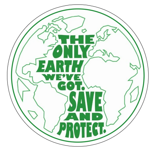 sticker Save the earth