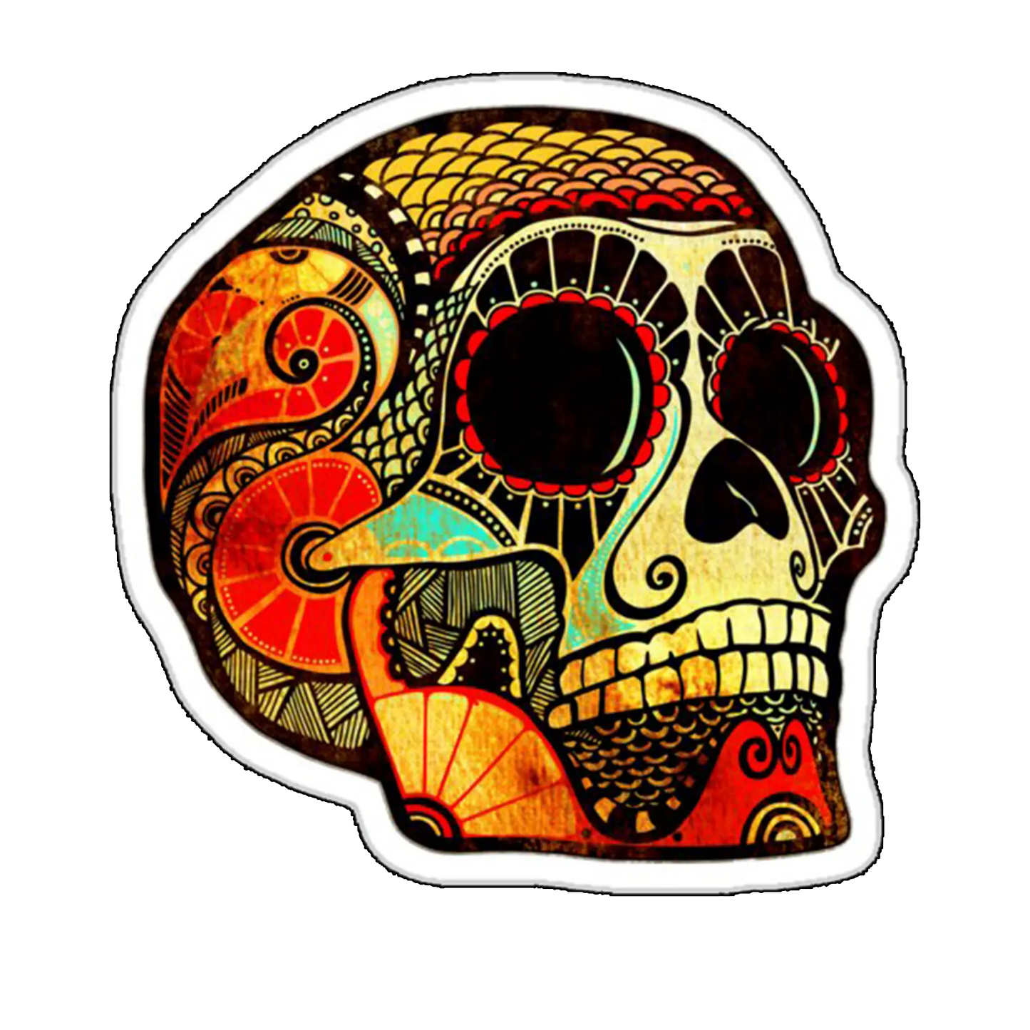 sticker Schelete model African
