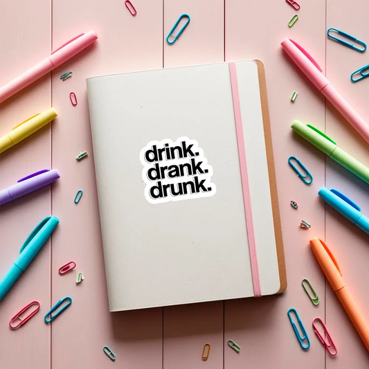 Sticker Stages of drinking