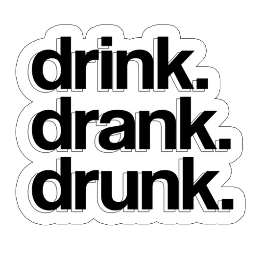 Sticker Stages of drinking