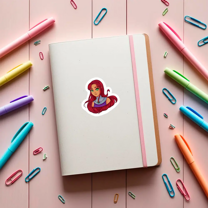 sticker Starfire Teen Titans