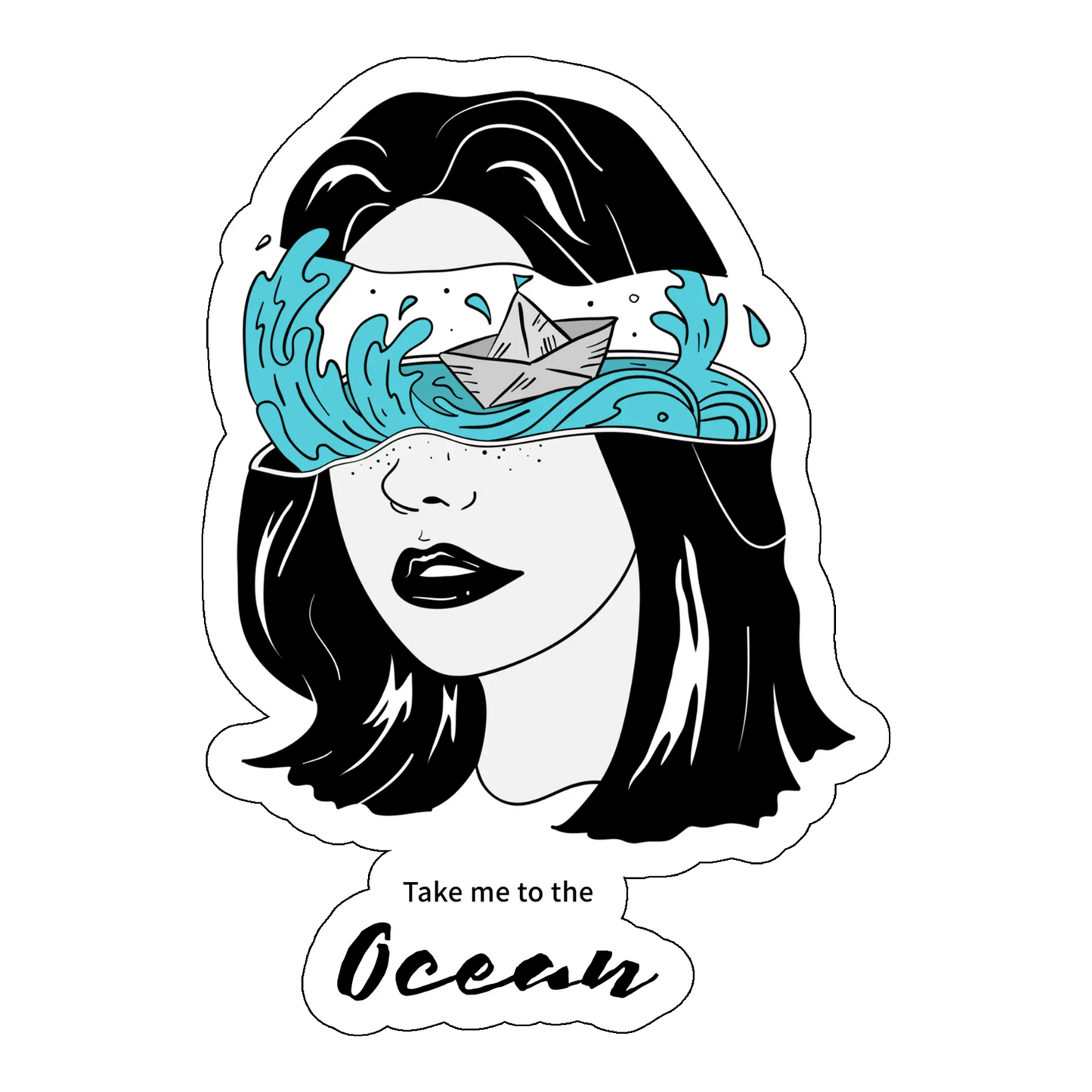 sticker Take Me To The Ocean