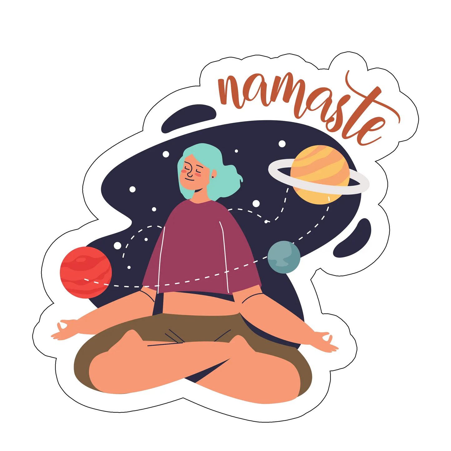 sticker This Is My Yoga