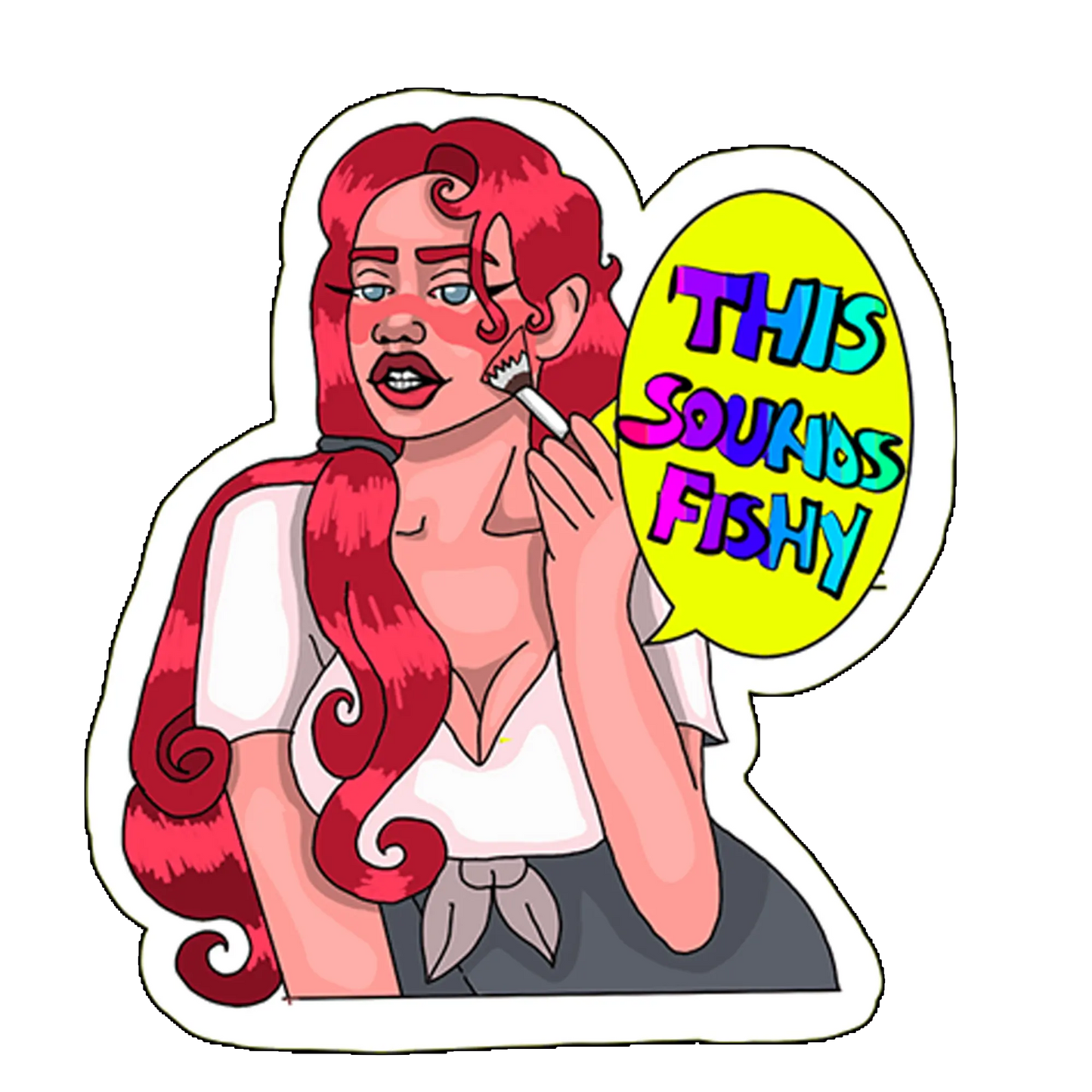 sticker This sounds fishy