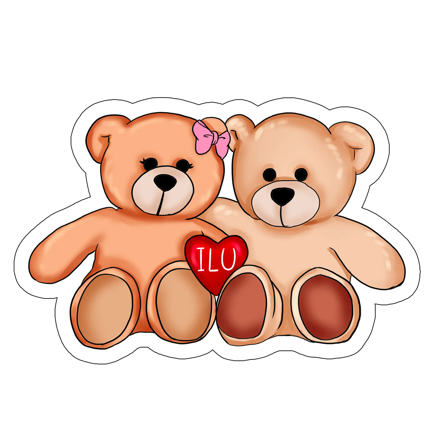 sticker Valentinesday-bear
