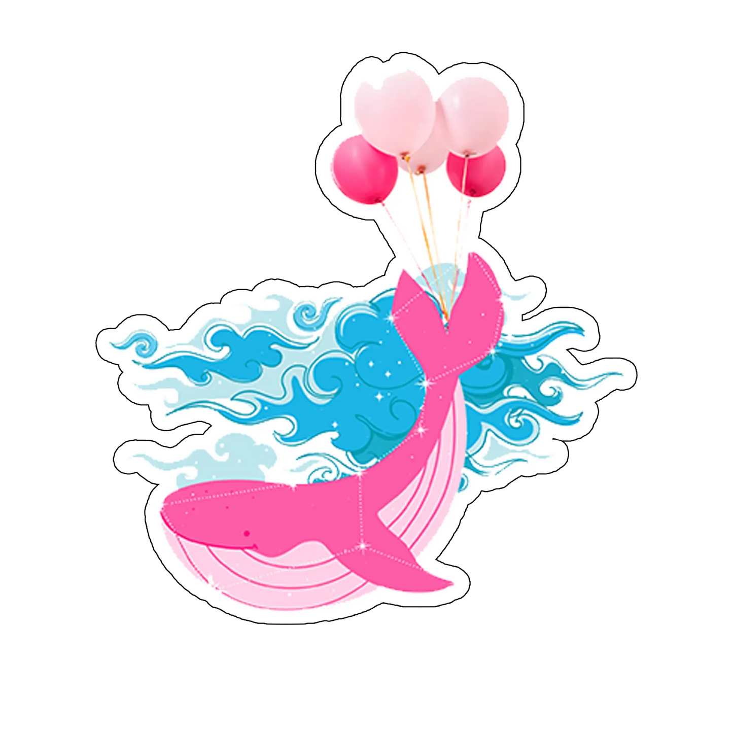 sticker Valuri Si Baloane