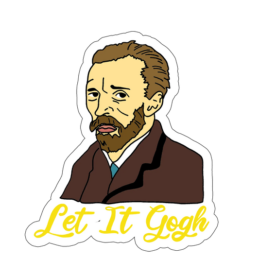 sticker Van Gogh pun