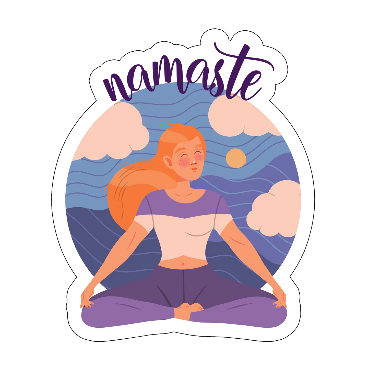 sticker Yoga Love