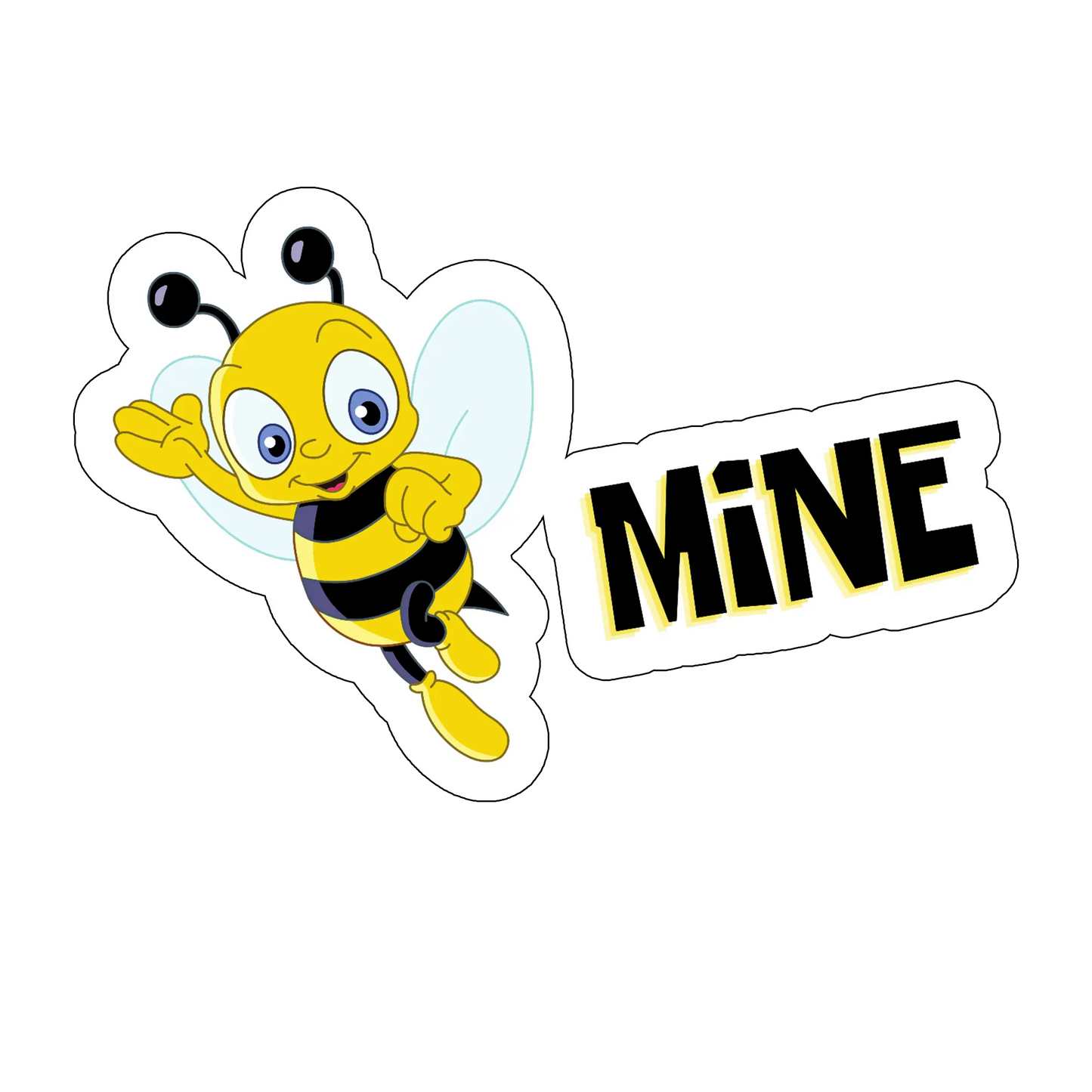 sticker bee mine