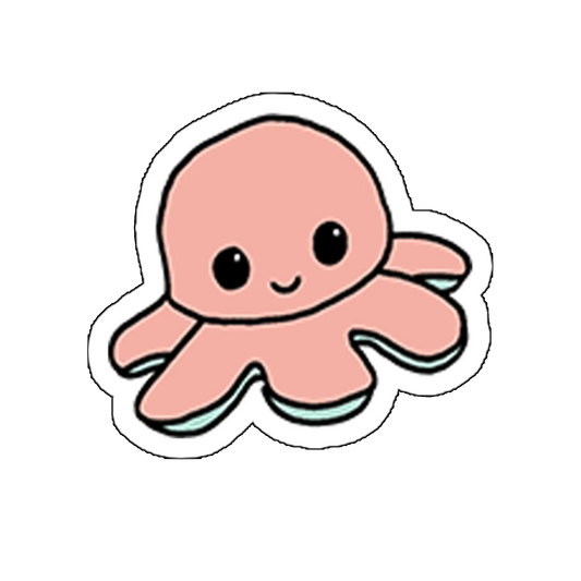 sticker caracatita vesela