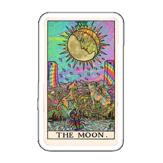 Sticker Carte de tarot cu luna