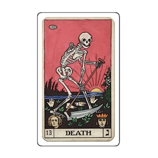 Sticker Carte de tarot cu moarte