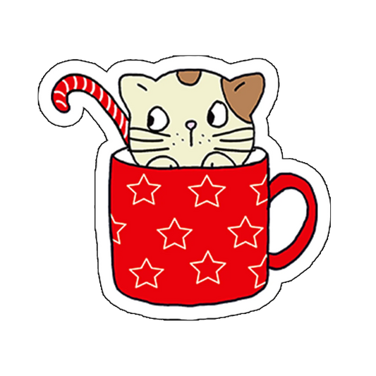 sticker catuccino
