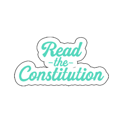 sticker citeste Constitutia