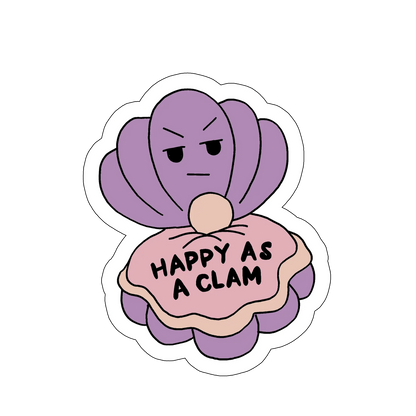 sticker clam pun2