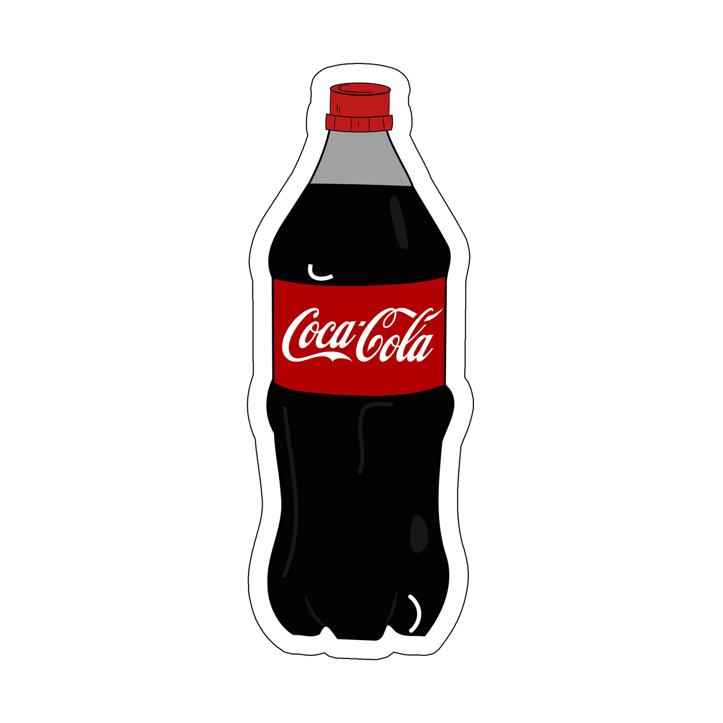sticker coca-cola-bottle