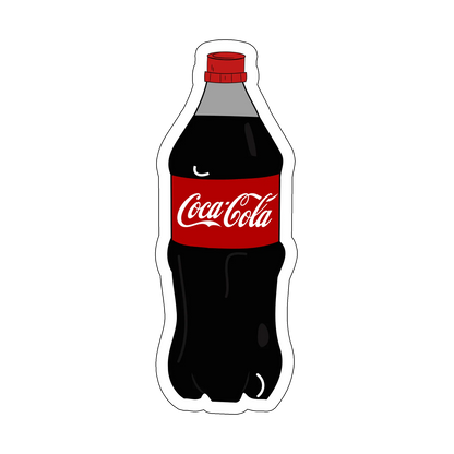 sticker coca-cola-bottle