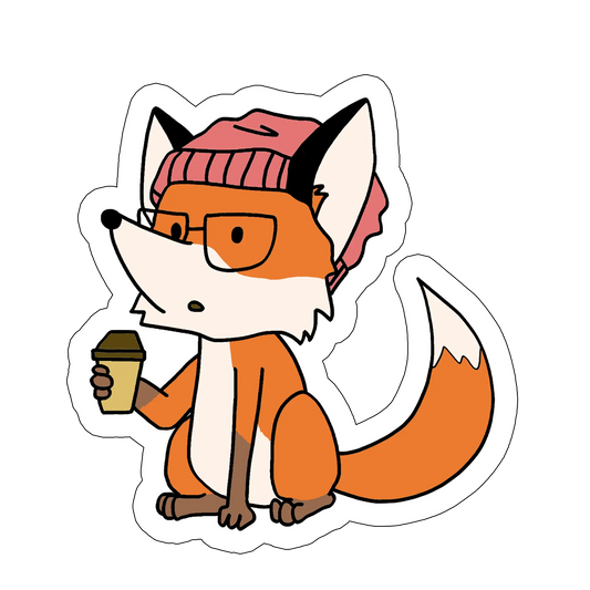sticker coffee-hipster