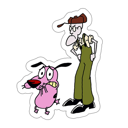 sticker curaj