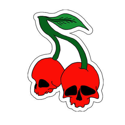 sticker death cherry