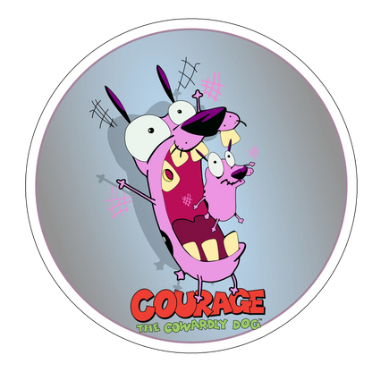 sticker dublu curaj