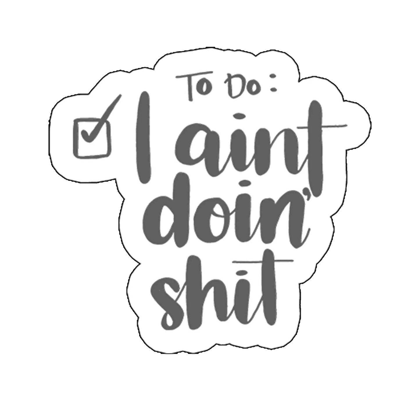 sticker empty to do list