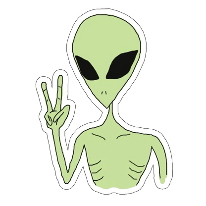 Sticker Extraterestru