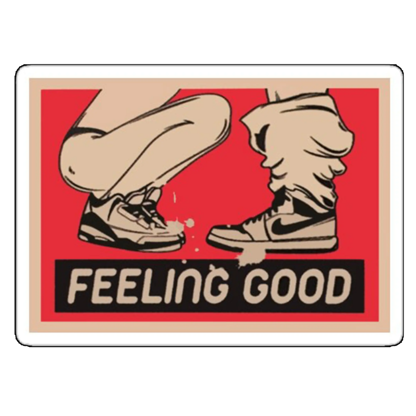 sticker feeling good