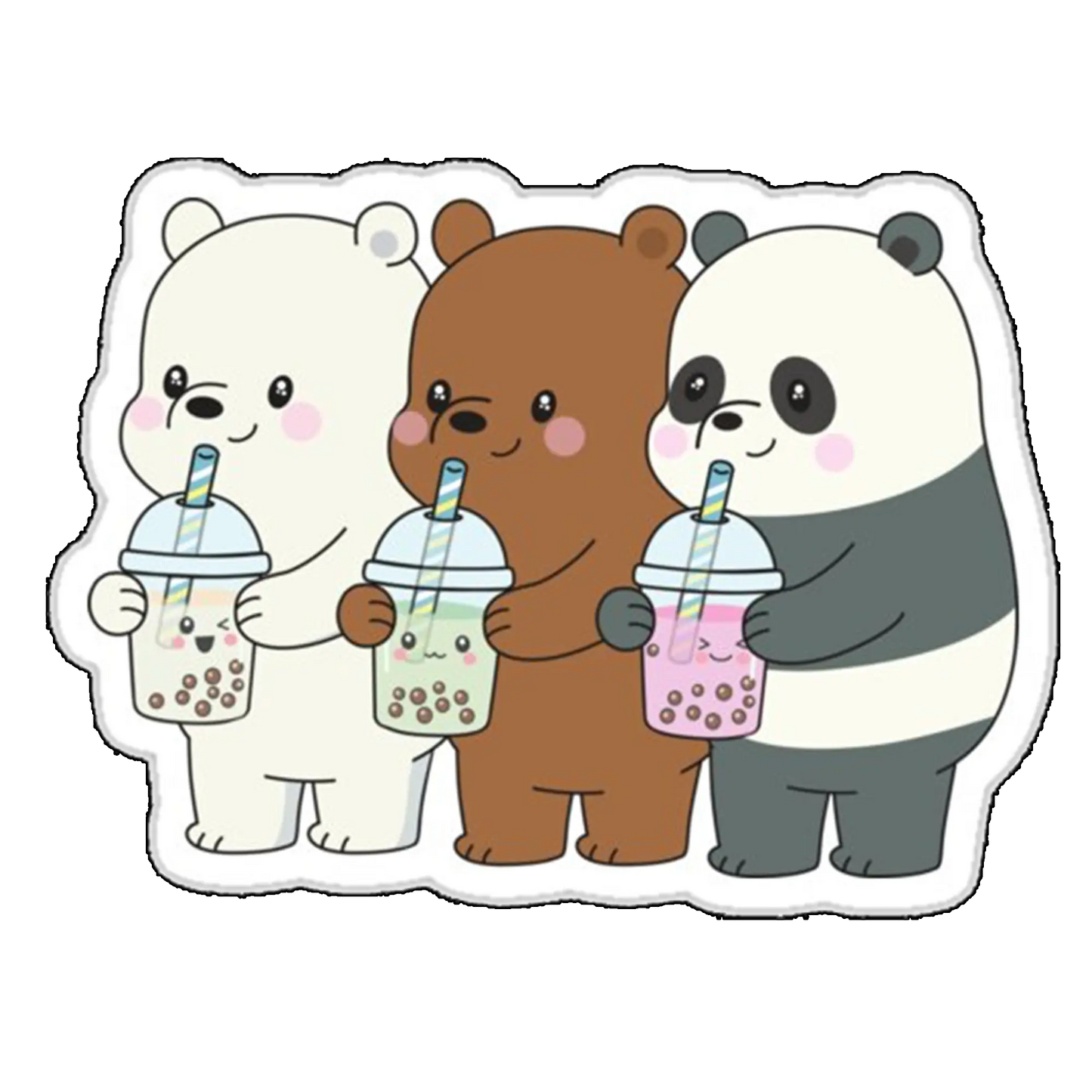 Sticker fratii ursi cu suc