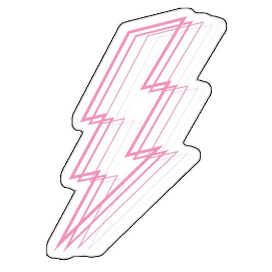 Sticker Fulger Roz