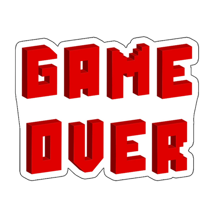 sticker game over