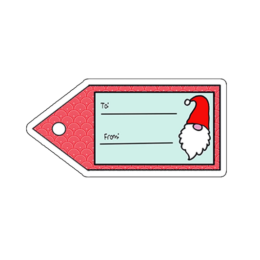 sticker gnome tag