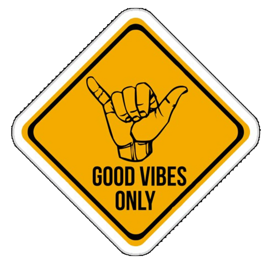 Sticker Good vibes only