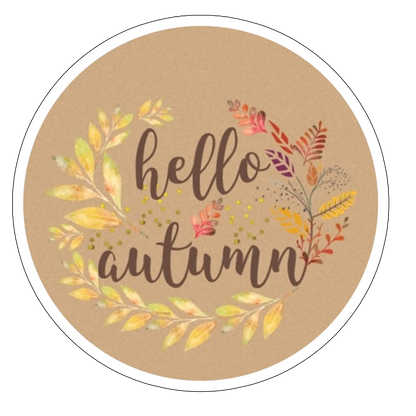 sticker hello autumn
