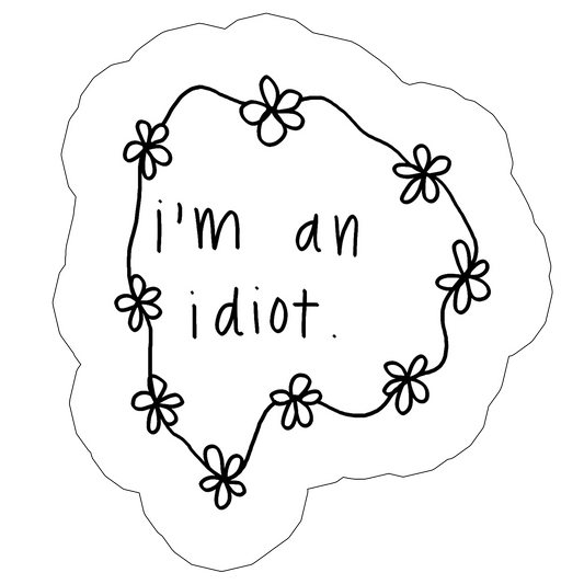 sticker idiot