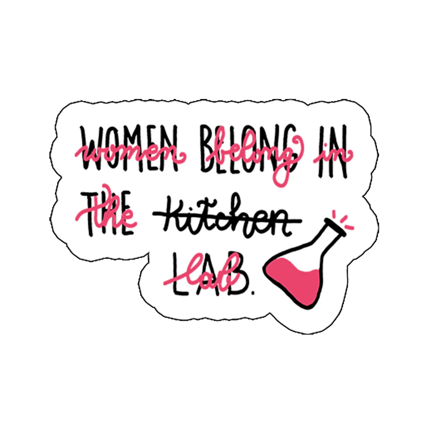 sticker lab_woman
