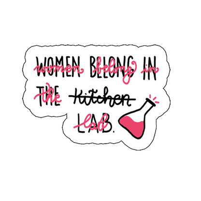 sticker lab_woman
